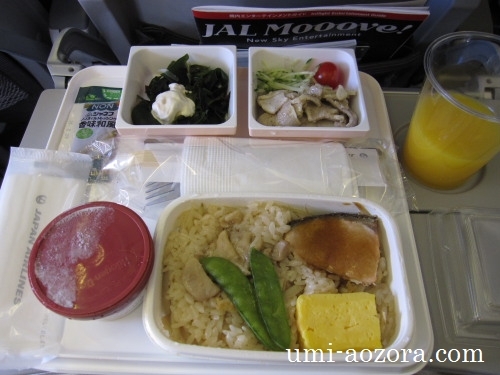 JAL097便の機内食
